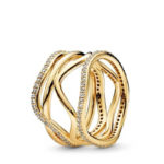 Pandora Shine Spiral Ring 168272CZ