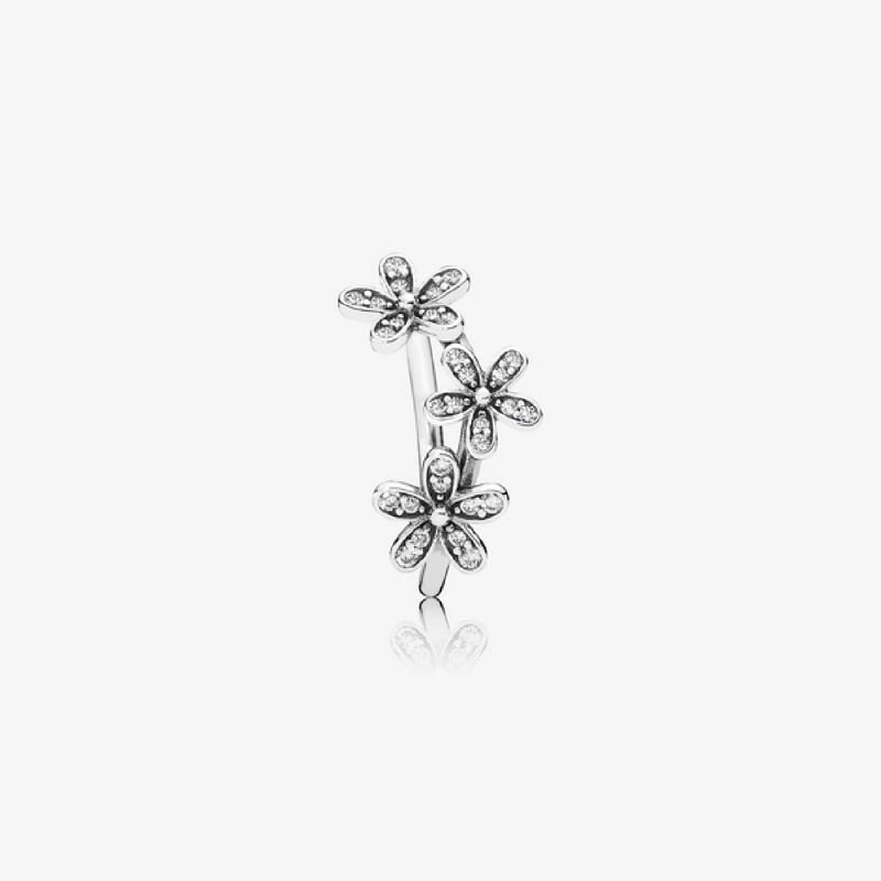 Pandora Triple Dazzling Daisy Ring 190933cz
