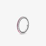 Pandora Radiant Hearts, Radiant Orchid Enamel and Cherry Red Crystals 191011h