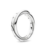 Pandora Swirling symmetry, clear cz 191034