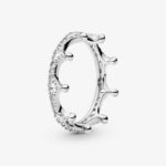 Pandora Clear Sparkling Crown Ring 197087cz