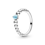 Pandora Sky Blue Spheres Ring 198598C07
