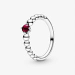 Pandora Dark Red Spheres Ring 198598C08