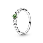 Pandora Spring Green Beaded Ring 198598C10