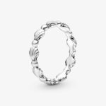 Pandora Beaded Seashell Band Ring 198943C00