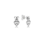 Pandora Heart-shaped Padlock earrings 296575