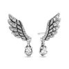 Pandora Angel Wings Dangling Stud Earrings 298493C01