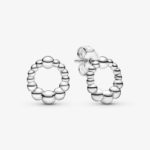 Pandora Beaded Circle Stud Earrings 298683C00