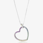 Pandora Multi-colour Heart Necklace 397070NRPMX