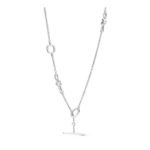 Pandora Knotted hearts T bar necklace 398080