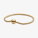 Pandora Moments Snake Chain Bracelet Gold Plated 567107