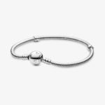 Pandora Disney Moments Sparkling Mickey Mouse & Snake Chain Bracelet 590731