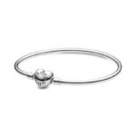 Pandora Moments Heart Clasp Bangle 596268