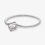 Pandora Moments bracelet in sterling silver Keep your Promise for charms 596586FPC