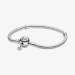 Pandora Moments, Heart Closure Bracelet 598698C00-EI