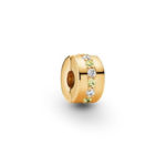 Pandora Yellow Sparkling Row Clip Charm 767051CSY
