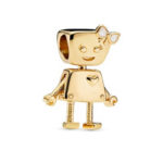 Pandora Gold Bella Bot Charm 767141EN23