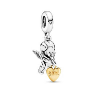 Pandora Cupid & You Heart Dangle Charm 767796CZ