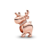 Pandora Happy Reindeer, clear cz Charm 787514CZ