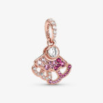 Pandora Pink Fan Dangle Charm 788147C01