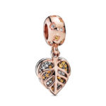 Pandora Glowing leaves pendant charm 788247CZ