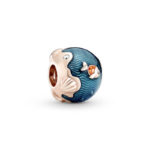 Pandora Shimmering Ocean Waves & Fish Charm 789004C01