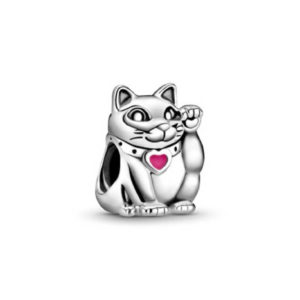 Pandora Waving Cat Charm 790989EN05