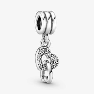 Pandora Interlocking Hearts Dangle Charm 791242