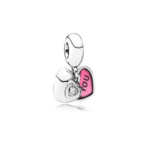 Pandora Pink You & Me Dangle Charm 791244