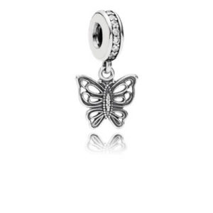 Pandora Vintage butterfly pendant charm 791255