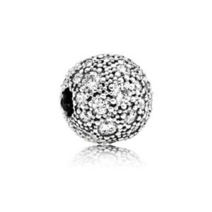 Pandora Abstract silver clip with cubic zirconia 791286CZ