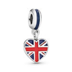 Pandora Heart charm with Australian flag 791415