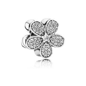 Pandora Daisy pave silver charm with cubic zirconia 791480