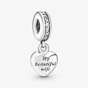 Pandora My Beautiful Wife Dangle Charm 791524CZ