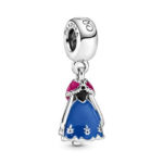 Pandora Disney Frozen Hanging Charm Anna's Blue Dress 791591