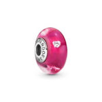 Pandora Pink Hearts Murano Glass Charm 791664