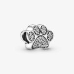 Padora Sparkling Paw Print Charm 791714CZ