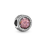 Pandora Radiant hearts, subtle pink crystal and clear cz 791725NBP