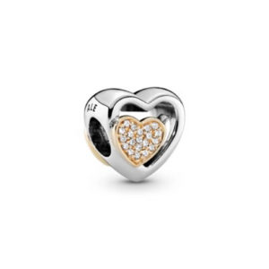 Pandora Molten Hearts pavé charm 791806