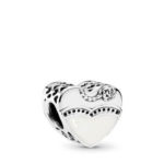 Pandora A very special day, black and white enamel 791840
