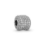 Pandora Charm de Clip Barril de Pavé 791873