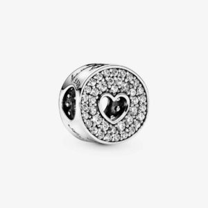 Pandora Pavé and Heart Anniversary Charm 791977