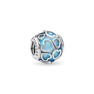 Pandora Covered in love, sky blue crystal 792036L