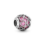 Pandora Pink charm Heart design 792036TF