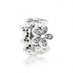 Pandora Sparkling Daisy Flower Spacer Charm 792053