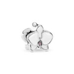 Pandora White Orchid Charm 792074b
