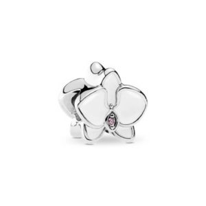 Pandora White Orchid Charm 792074b