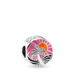 Pandora Tropical sunset, mixed glazes and clear cz 792116