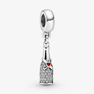 Pandora Sparkling Wine Bottle Dangle Charm 792152