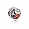 Pandora Glamorous kiss, mixed polish and clear cz 796324ENMX